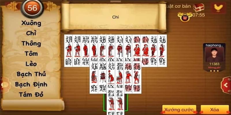 Cách đánh bài tam cúc